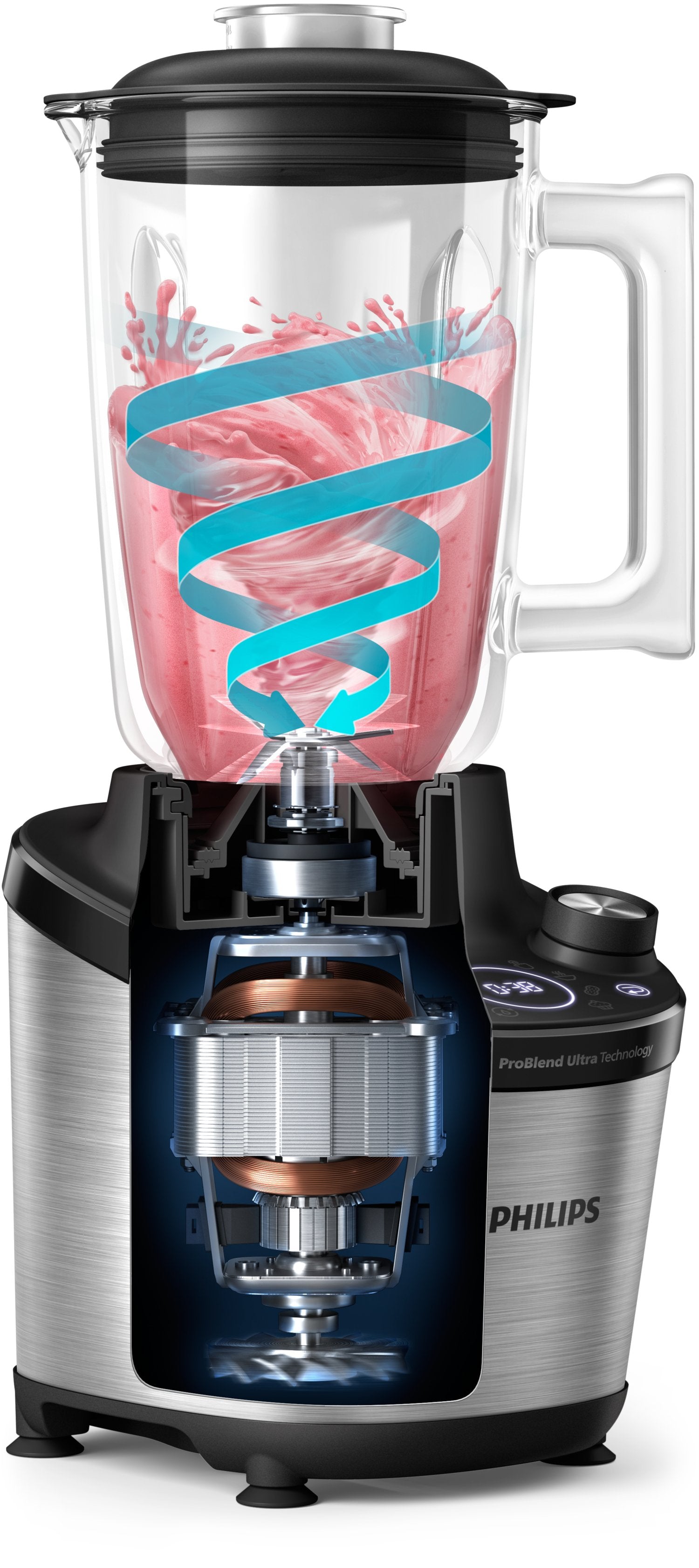 EAN 8720389013539 - Philips 7000 series HR3760/00 licuadora Batidora de vaso 1500 W Negro, Metálico imagen 9