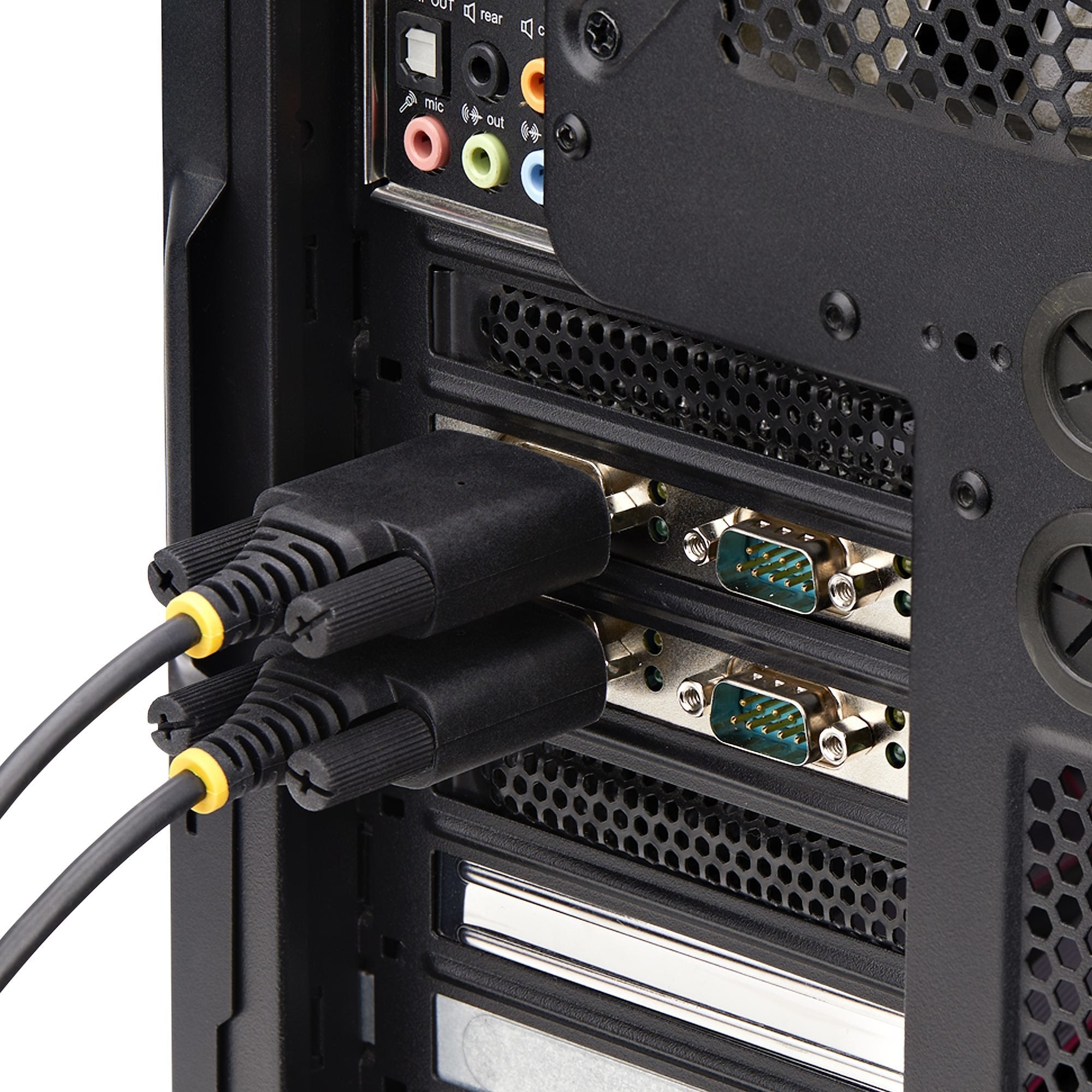 Startech Tarjeta Serie Pci Express De 4 Puertos Db9 - Serial Rs232/Rs422/Rs485 - Taa - Uart 16c1050 - Esd De Nivel 4 - Con Brackets De Perfil Bajo