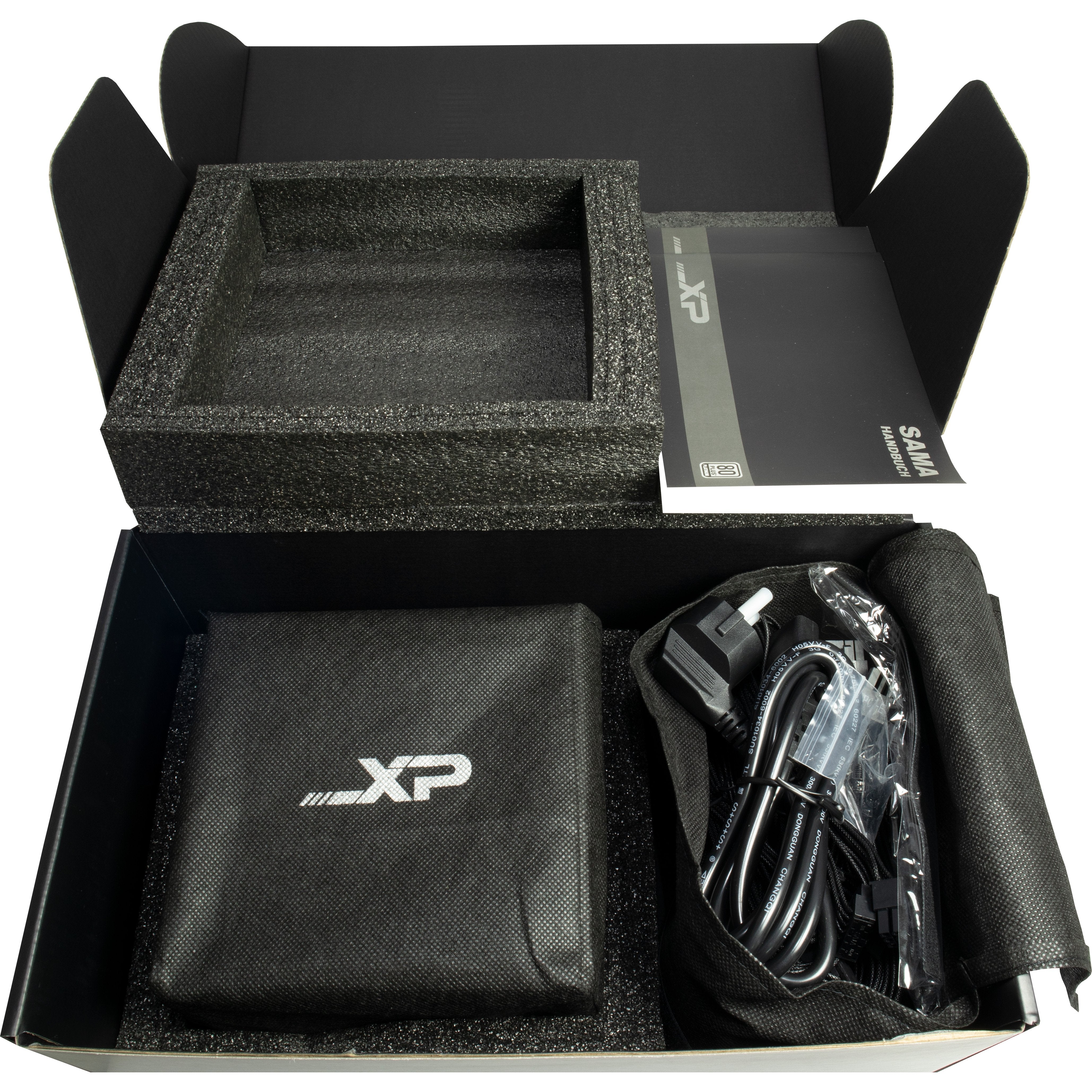 EAN 4260455648936 - Inter-Tech SAMA XPH-1000A unidad de fuente de alimentación 1000 W 20+4 pin ATX ATX Negro imagen 4