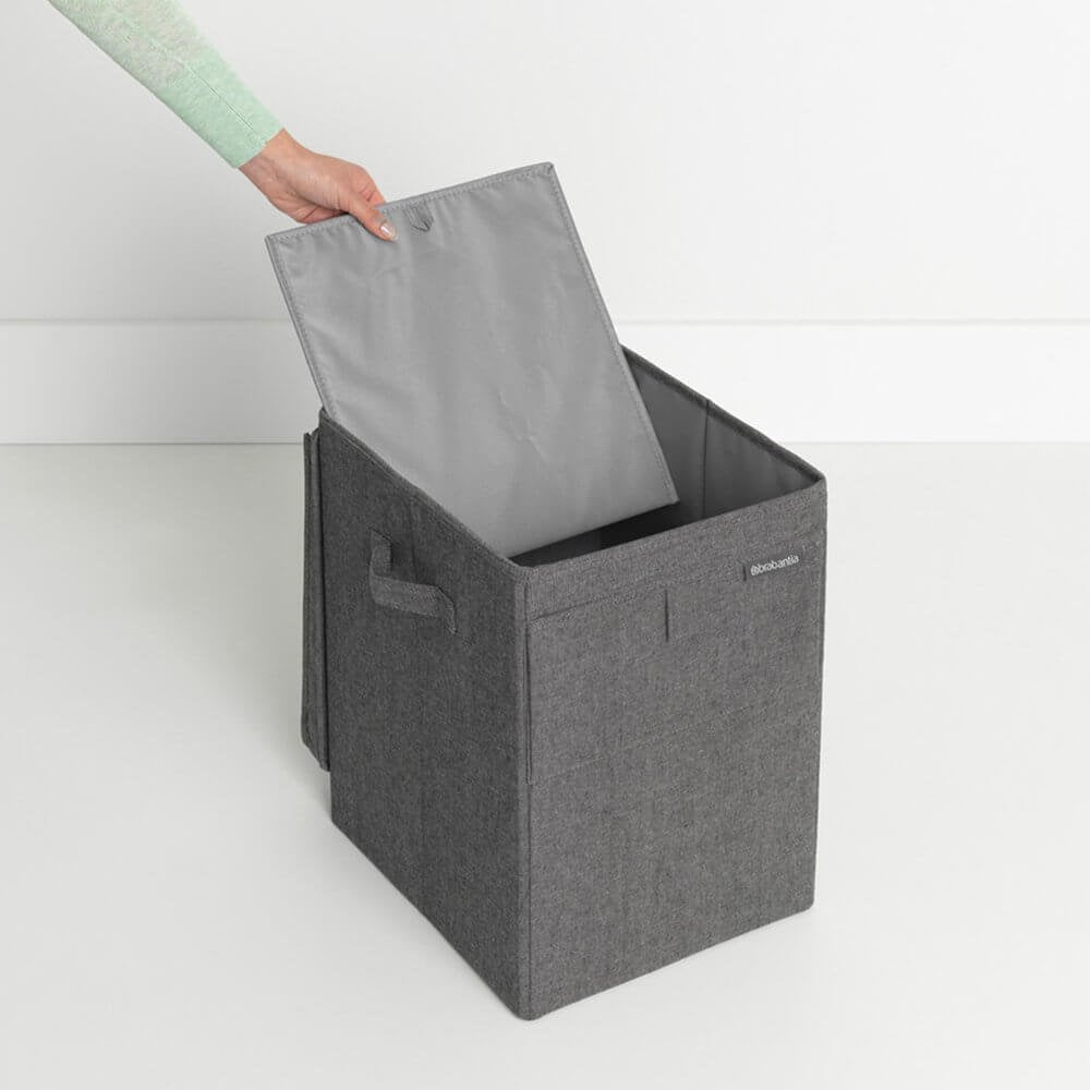 Brabantia Wäschekorbtasche 35 L Faltbar Schwarz