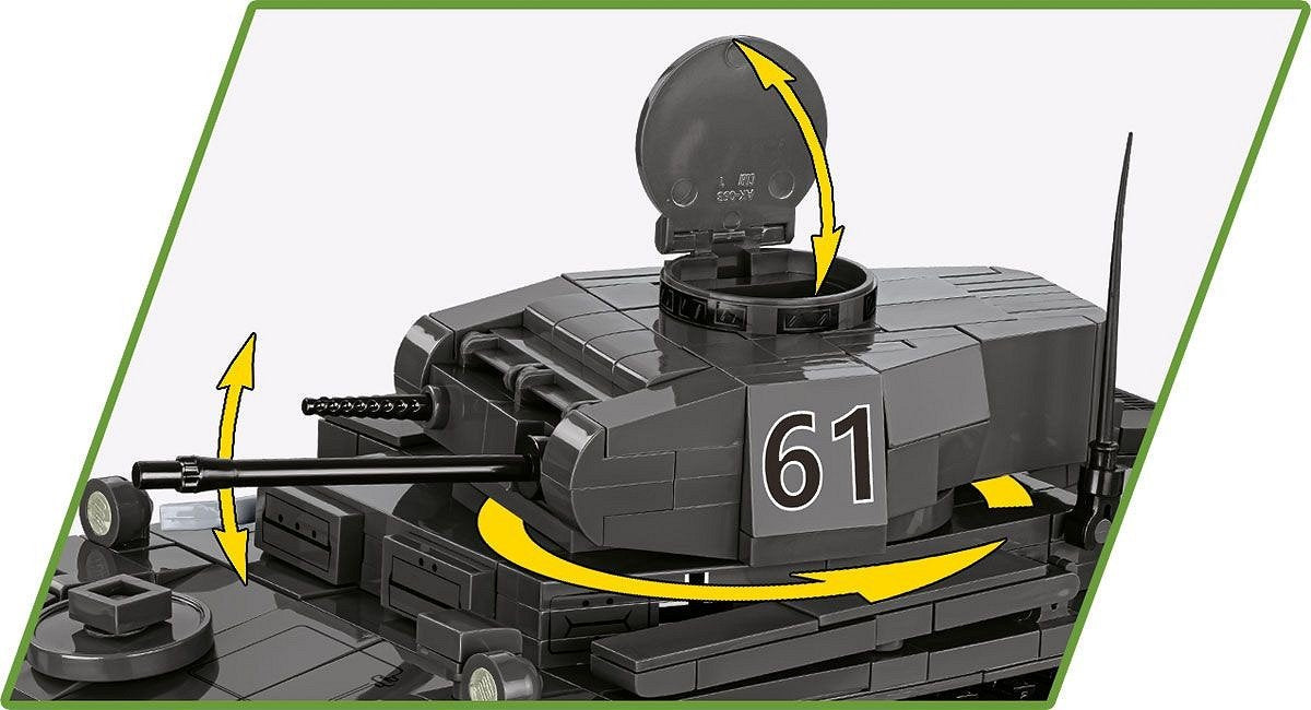 Klocki Czolg Panzerkampfwagen Ii 813 Klocków