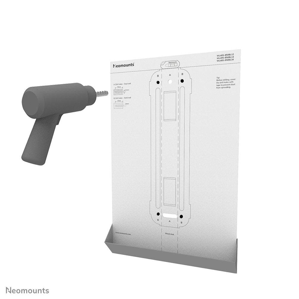 Neomounts Select Screen Wall Mount (Full Motion, 3 Pivots, Vesa 200x200) (Wl40s-850bl12)
