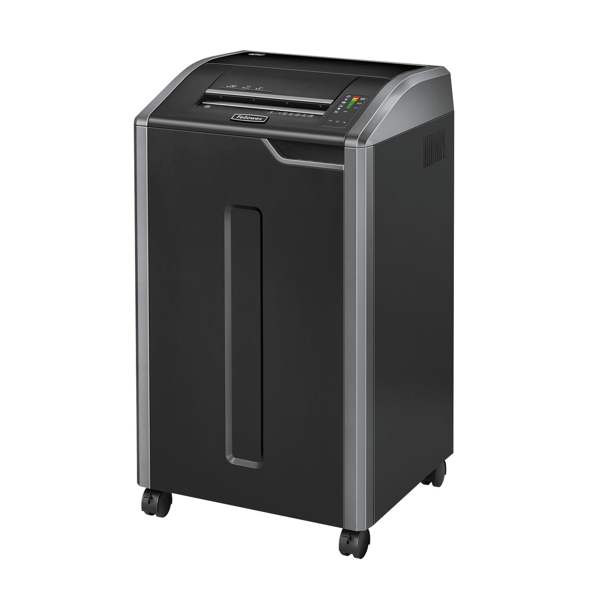 EAN 0043859627325 - Fellowes 425Ci triturador de papel Corte cruzado 30 cm Negro, Plata imagen 1