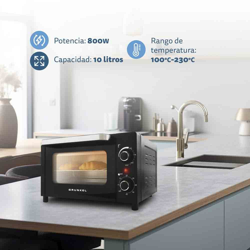Horno Eléctrico Grunkel Mini 10l Hr-10mini