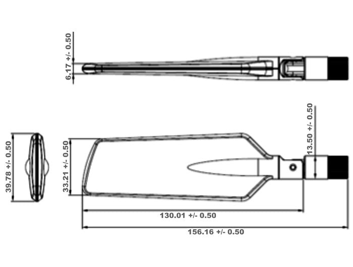EAN 4043619124084 - DeLOCK 12408 antena para red Antena omnidireccional SMA 4 dBi imagen 3