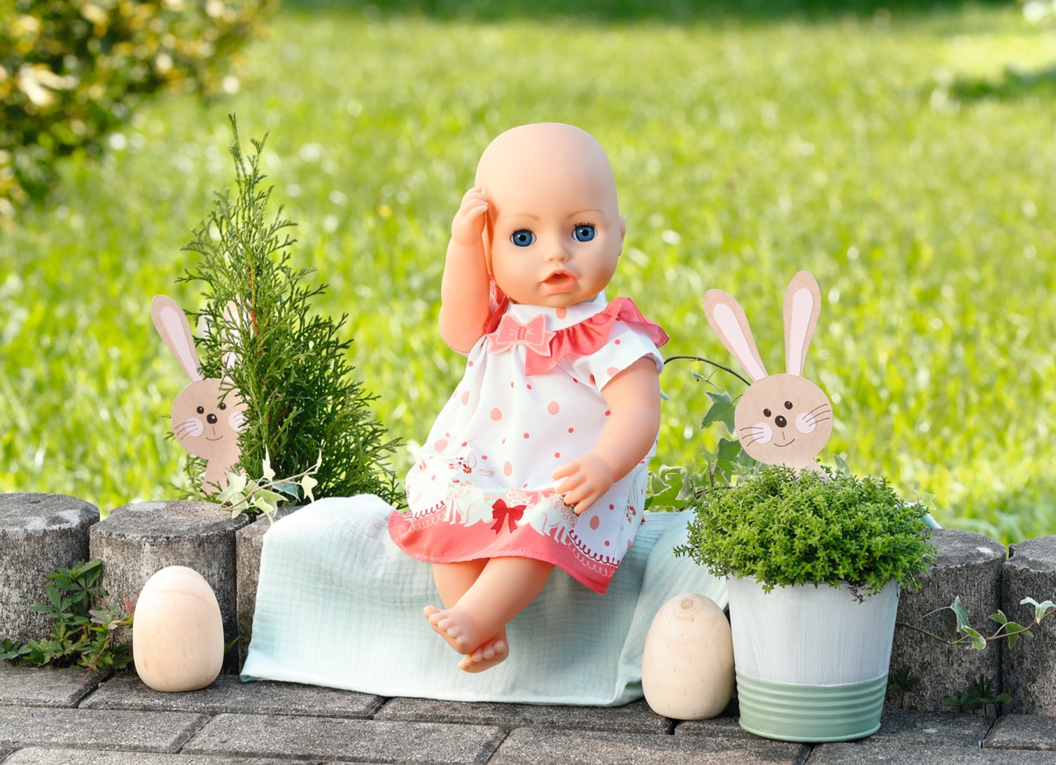 Zapf Creation Baby Annabell® Osterkleid Im Ei 43cm, 707203