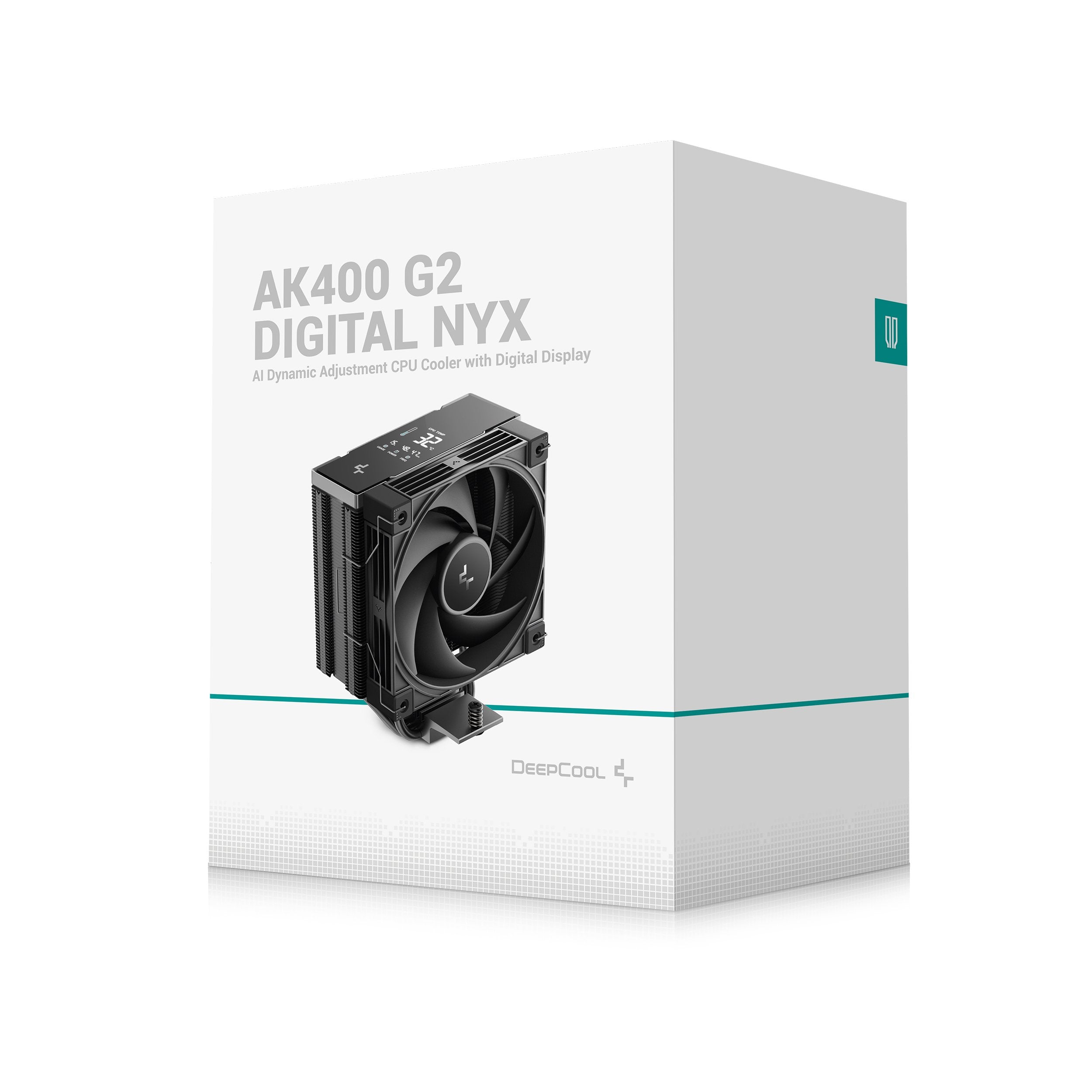 Deepcool Ak400 G2 Digital Nyx, Disipador De Cpu Negro, 120 Mm R-Ak400g2-Bknnmn-Gjd-1