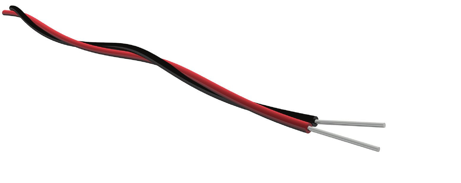 Elmat Yv 2x0,6/1,1 Cable De Señal 100 M Negro, Blanco