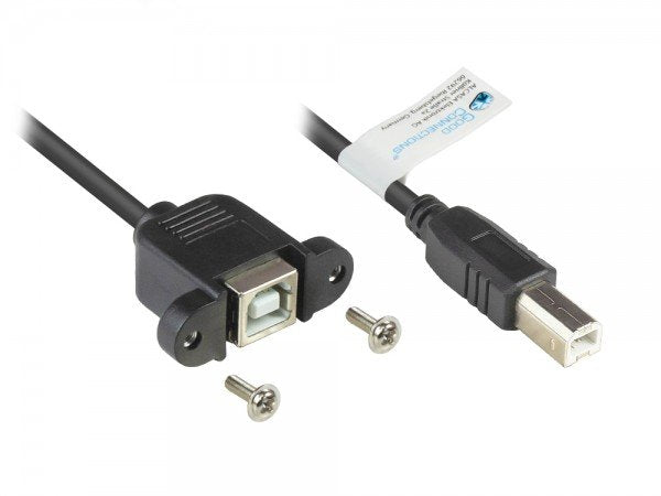 Good Connections Usb2.0 Verlängerung A-Einbaub. B 0,3m