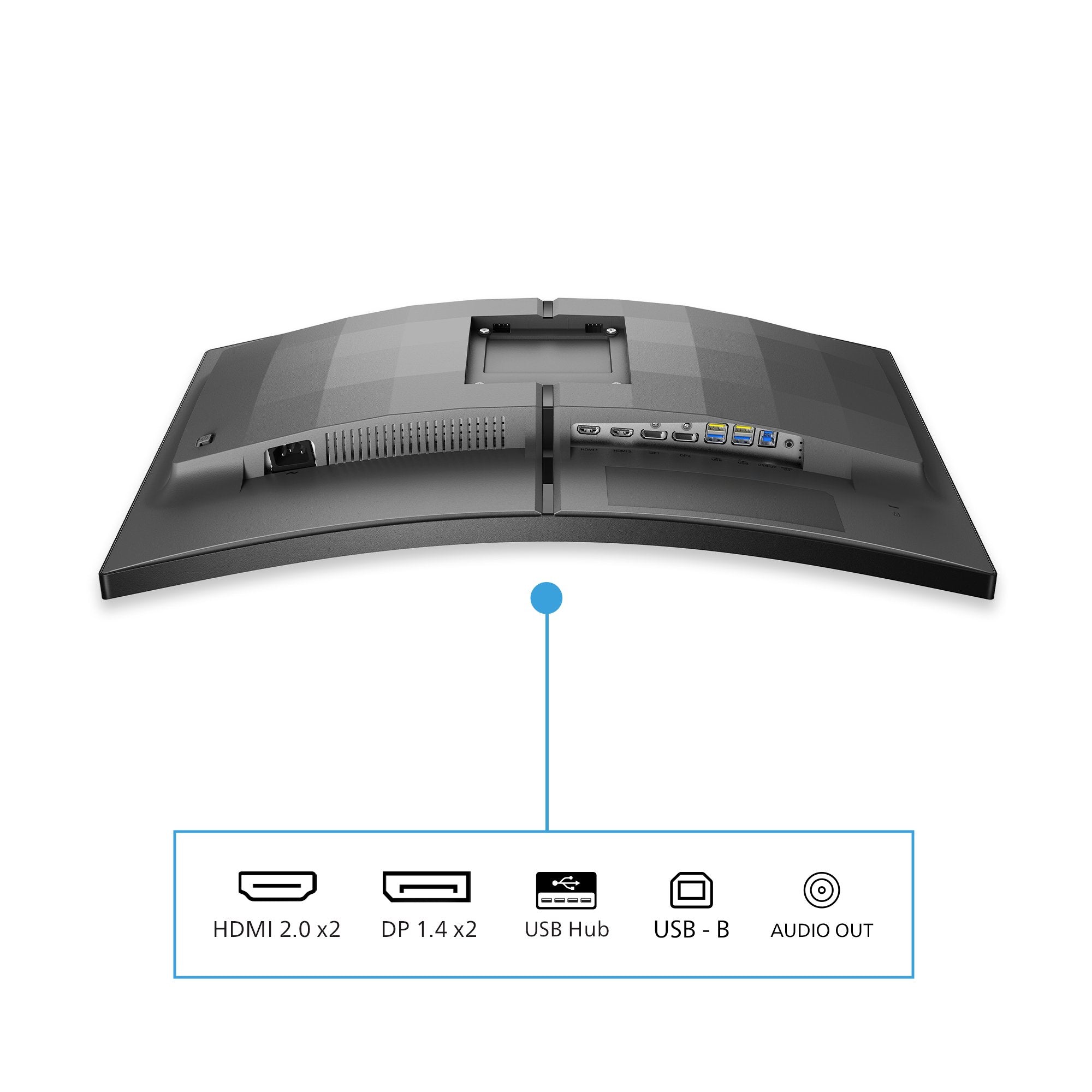 EAN 8712581799540 - Philips 27M2C5500W/00 pantalla para PC 68,6 cm (27") 2560 x 1440 Pixeles Quad HD LCD Gris imagen 4