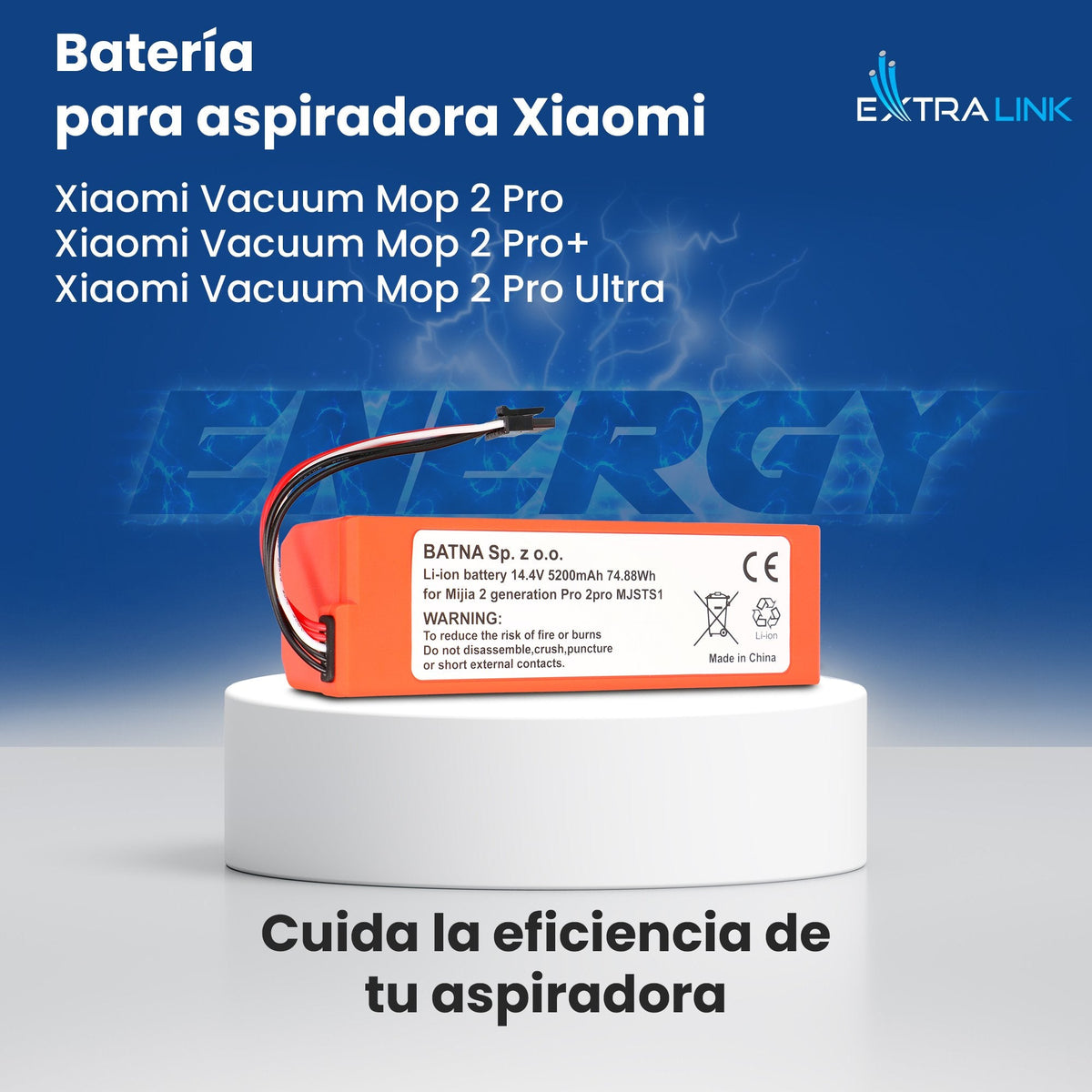 Xiaomi Mop P Mop Pro2 Pro 2pro Mjsts1 14.4v 2600mah