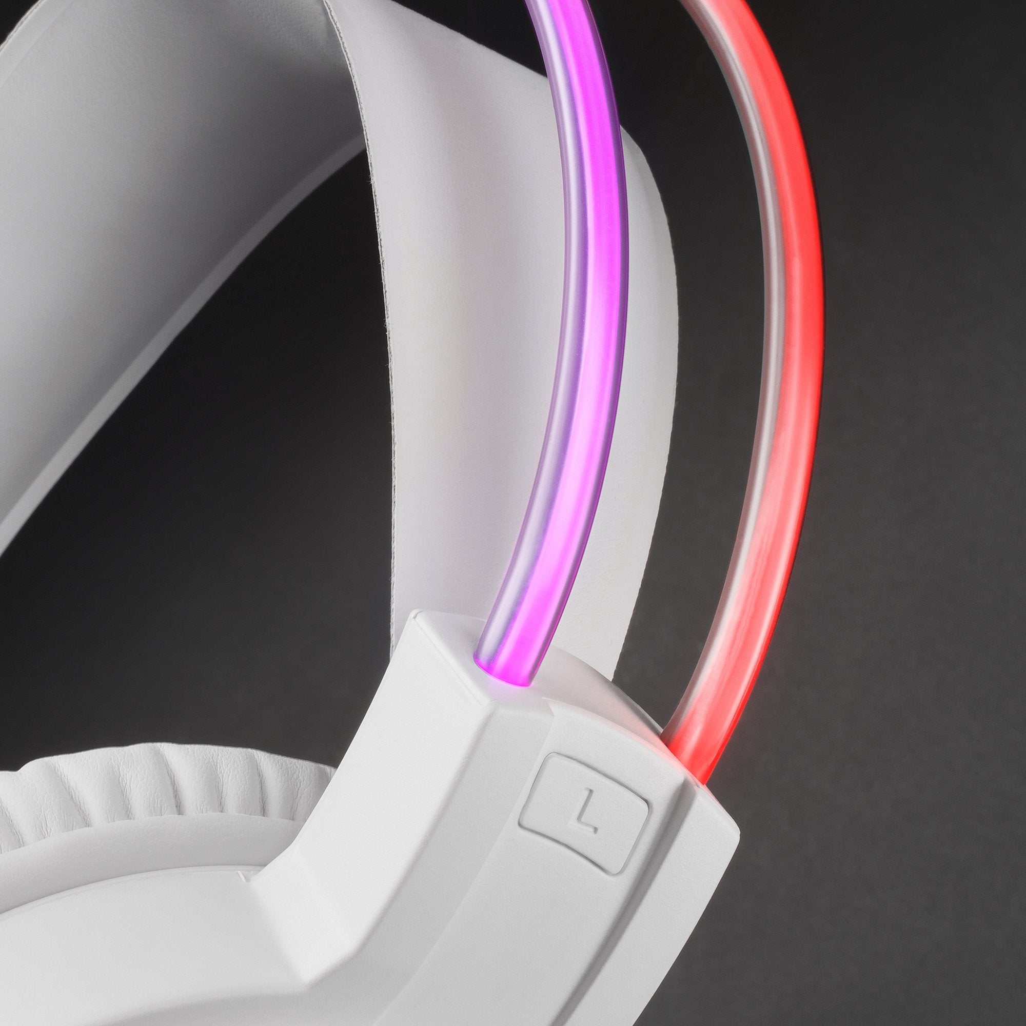 Auriculares Gaming Con Micrófono Mars Gaming Mhrgb Jack 3.5 Blancos