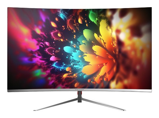Monitor Gaming Curvo Mv-27c Slim 27'' Blanco Mars Gaming 27''/ 1920x1080/ Curvo/ 1ms/ 120hz/ Dp, Hdmi/ Vesa 100x100mm