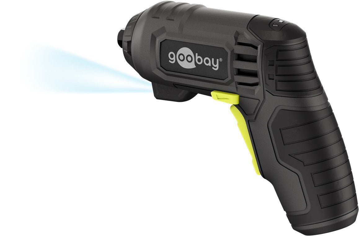 EAN 4040849778179 - Goobay 77817 destornillador eléctrico y llave de impacto 200 RPM Negro, Amarillo imagen 5