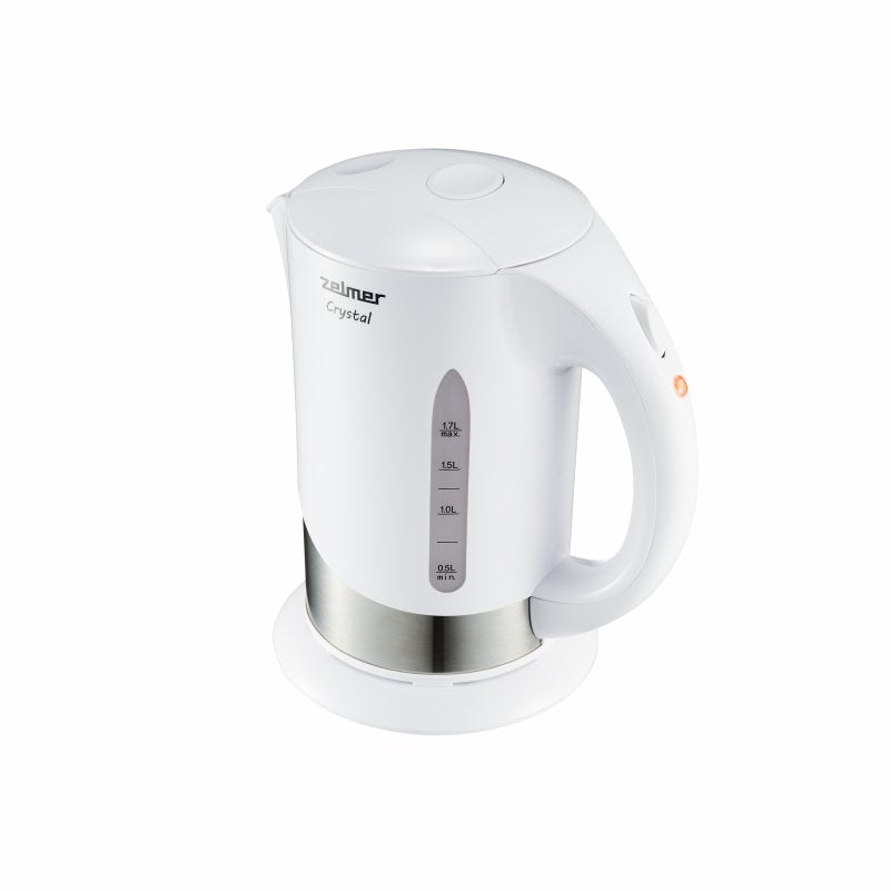 Tetera Eléctrica  Zelmer Zck7630w 1,7 L 1850 W Plata, Blanco