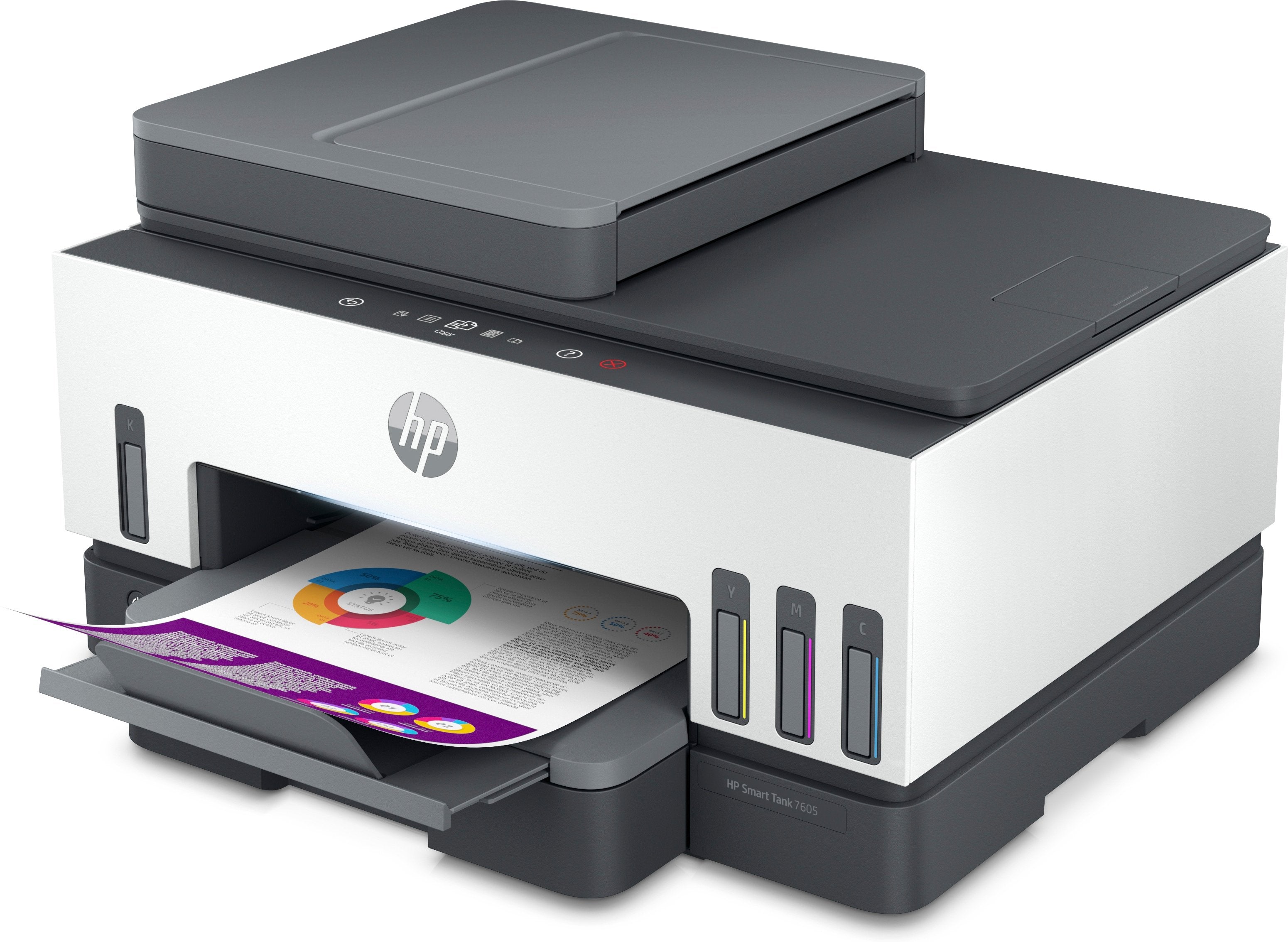 Hp Smart Tank 7605 15/9ppm Mfp Mfp  A4 Usb2.0 Wifi Eth Fax 1200x1200