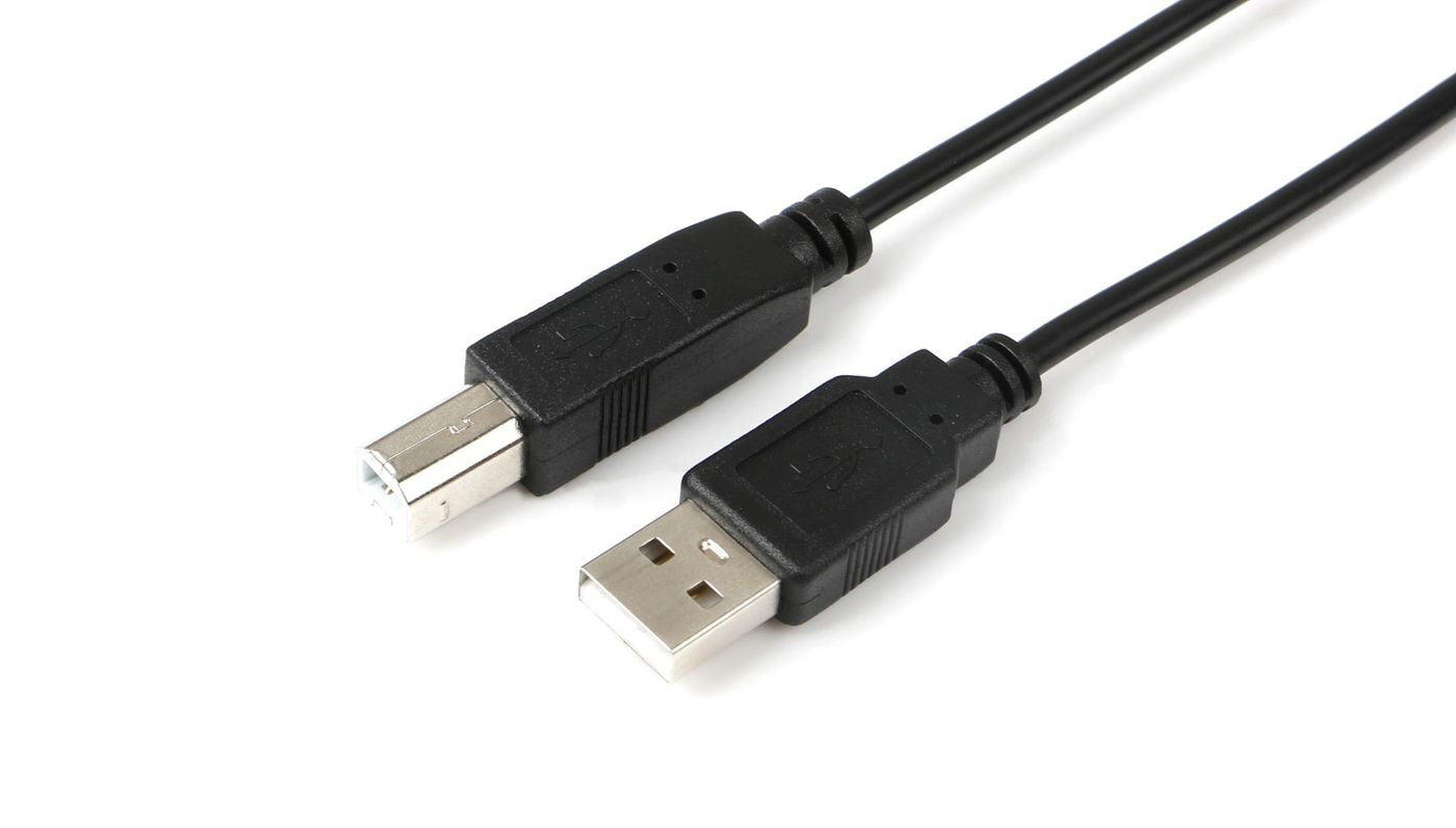 EAN 5054533499379 - Microconnect USBAB03B cable USB USB 2.0 0,3 m USB A USB B Negro imagen 1
