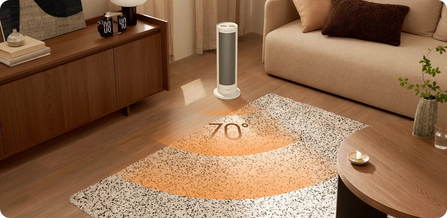 EAN 6941812773185 - Xiaomi Fan Heater EU Interior Gris, Blanco 2000 W Ventilador eléctrico imagen 2