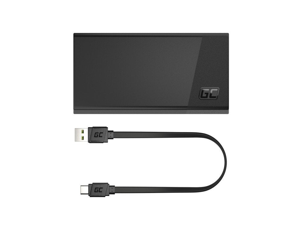 Green Cell Powerbank Powerplay 20s Negro 20000mah 22.5w 3x Usb-C 1x Usb-A