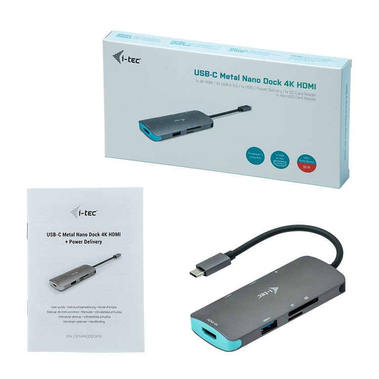 I-Tec Nano Docking Station Usb-C 60w