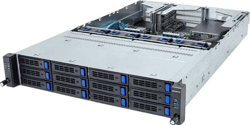 Gigabyte R263-S30-Aah2 2u 5th 4th Intel 12x3.5" 2.5" 2x1300w
