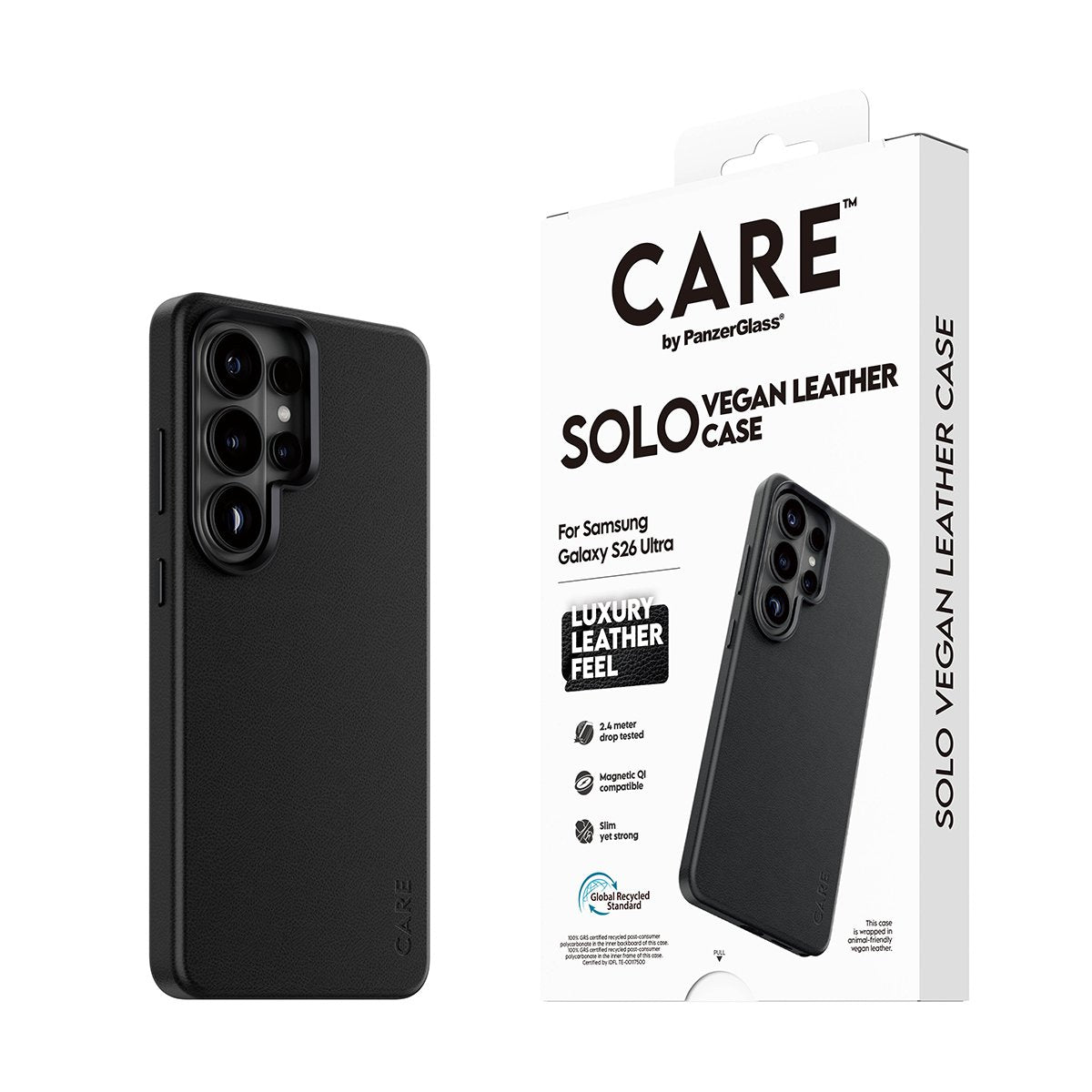 Panzerglass Care Solo Case Black W Qi Samsung Galaxy S26 Ultra