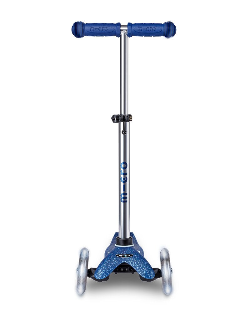 Patinete  Hulajnoga Mini Micro Deluxe Galaxy Glitter Led Navy Blue