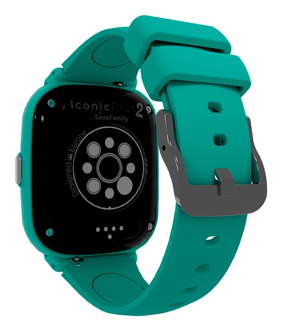 Savefamily Reloj Inteligente Infantil Iconic Plus 2 Con Gps Y Llamada - Ip67 - Bateria 850mah - Ia - Menta