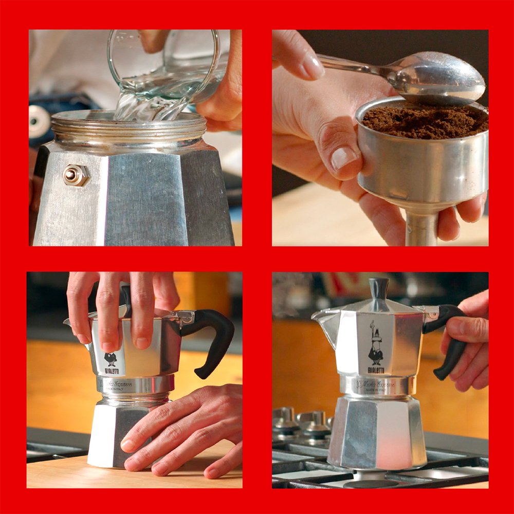 EAN 8006363011648 - Bialetti Moka Express Cafetera italiana 0,23 L Aluminio imagen 5