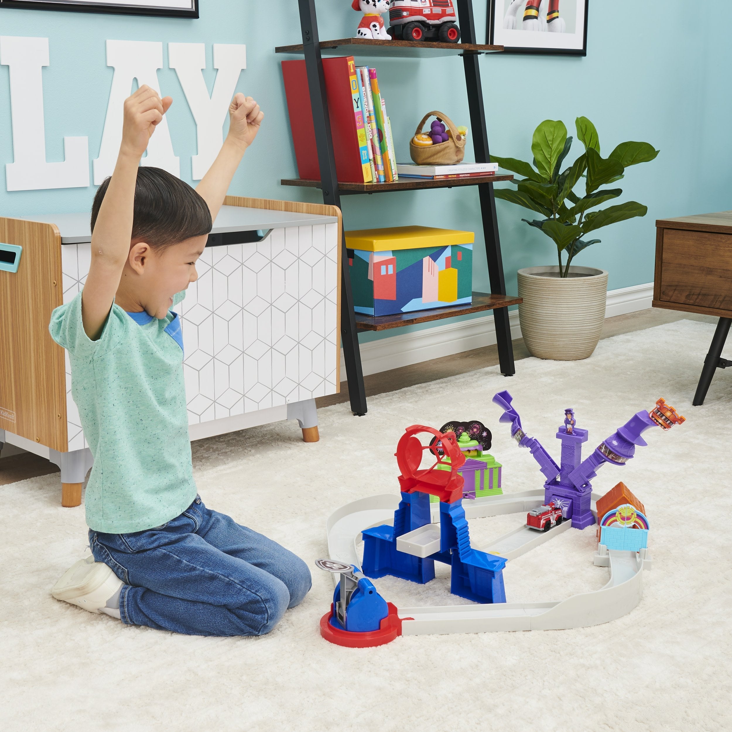 Spin Master Juego De Pista De Carreras De La Película Paw Patrol True Metal Total City Rescue 6061056