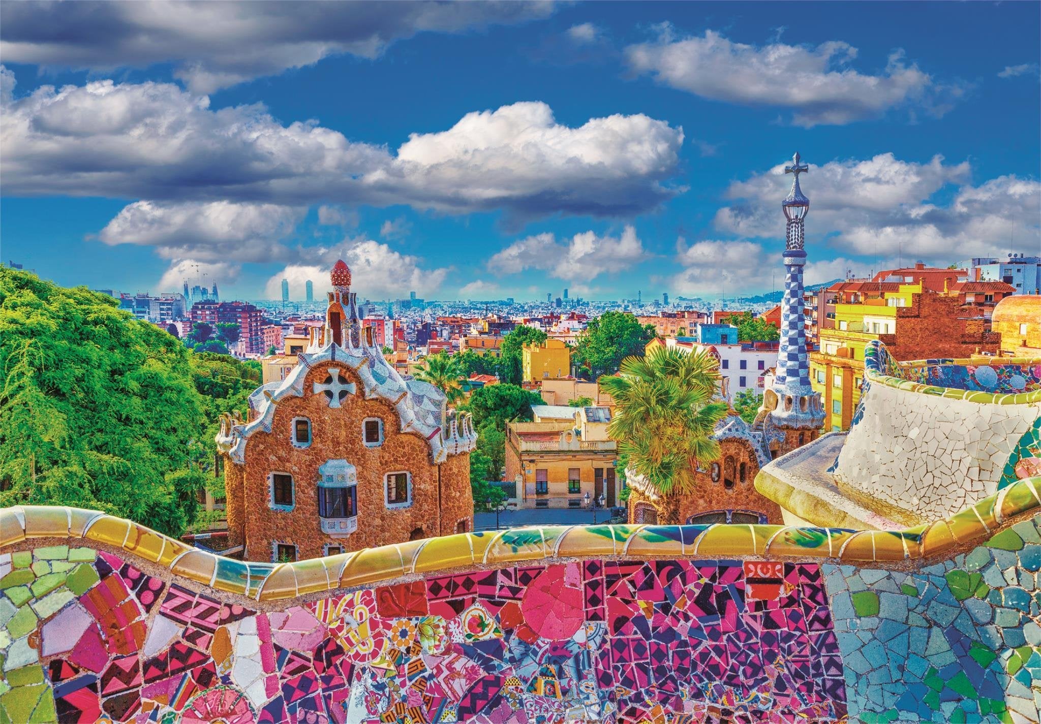 EAN 8005125399543 - Clementoni 1000 pcs. CB Park GЭell Barcelona imagen 2
