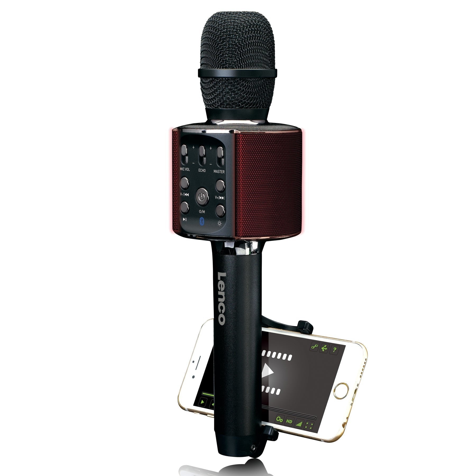Lenco Bmc-090 Bt Mikro Mit Lautsprecher Schwarz