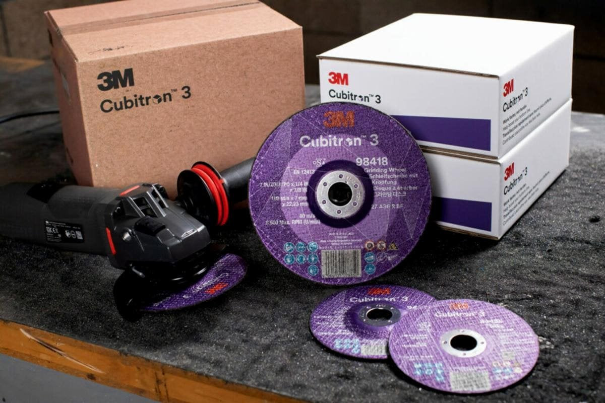3m 98647, Disco De Corte, Metal, Ceramic Fibre, 12250 Rpm, Redondo, 2,22 Cm
