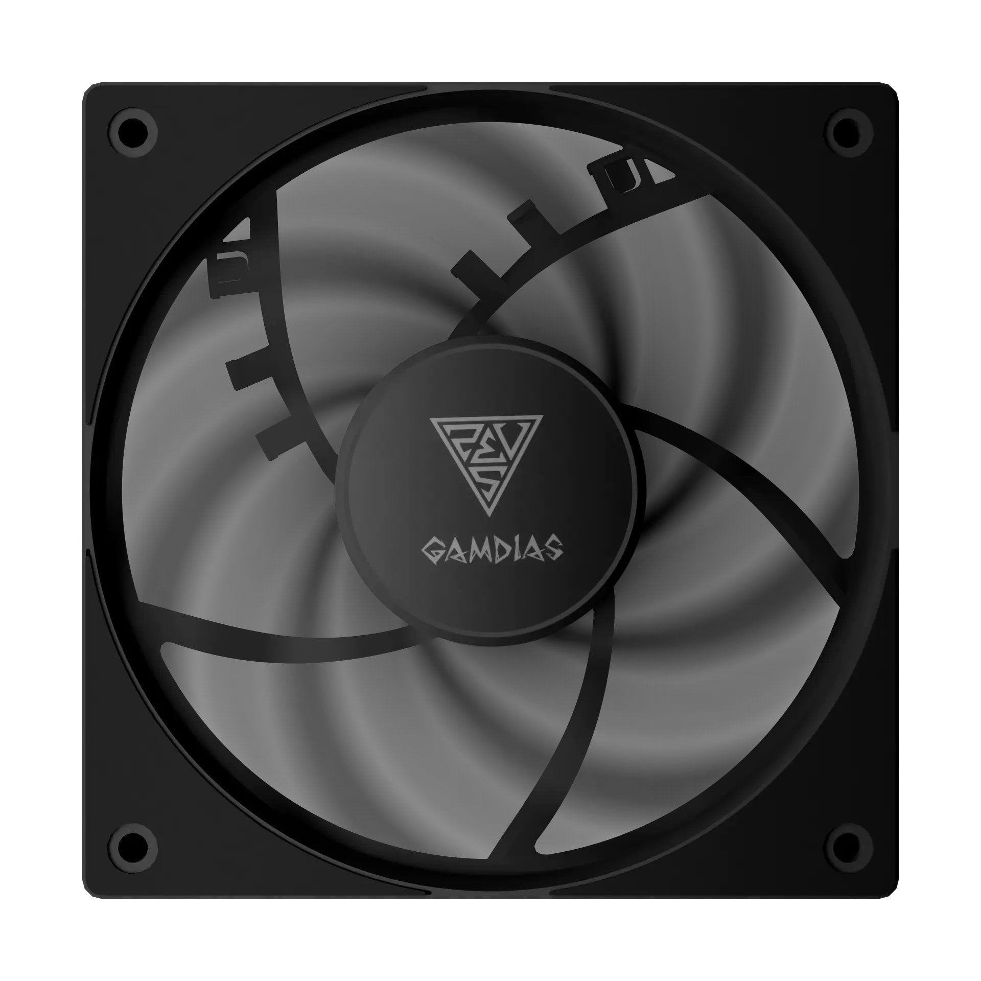 Ventilador Pc Gamdias Notus M1-1201  Pwm Negro De 120 Mm  Compartir Pwm En Cadena De Margarita, Tecnología De Bucle Cerrado Para Rpm Constantes En El Refrigerador, Funcionamiento De Bajo Ruido (Máx