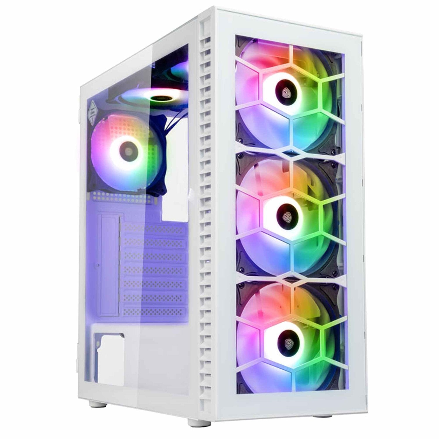 Kolink Observatory Hf Glass Argb Midi-Tower - Blanco