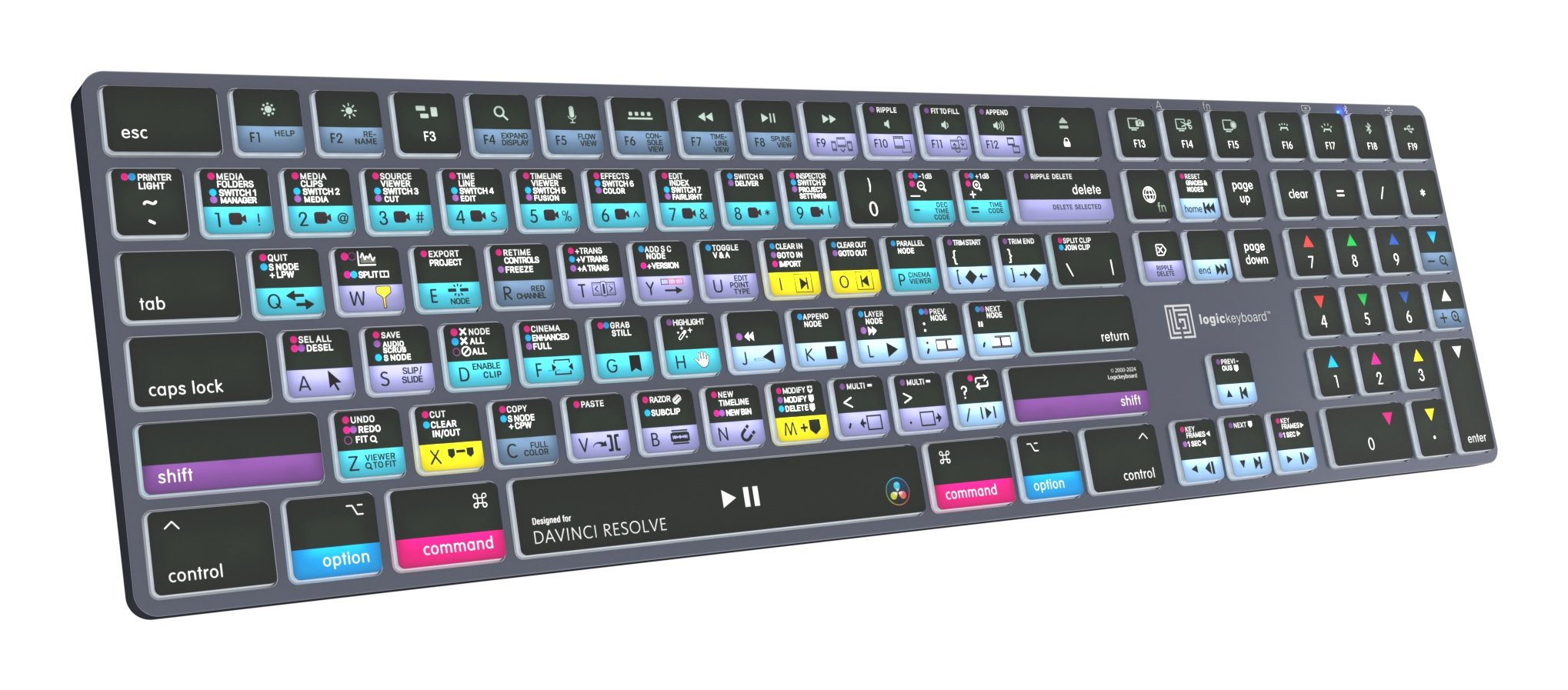 EAN 5707795022020 - Logickeyboard LKB-RESB-TM-UK teclado Oficina Bluetooth QWERTY Inglés Gris, Titanio imagen 3