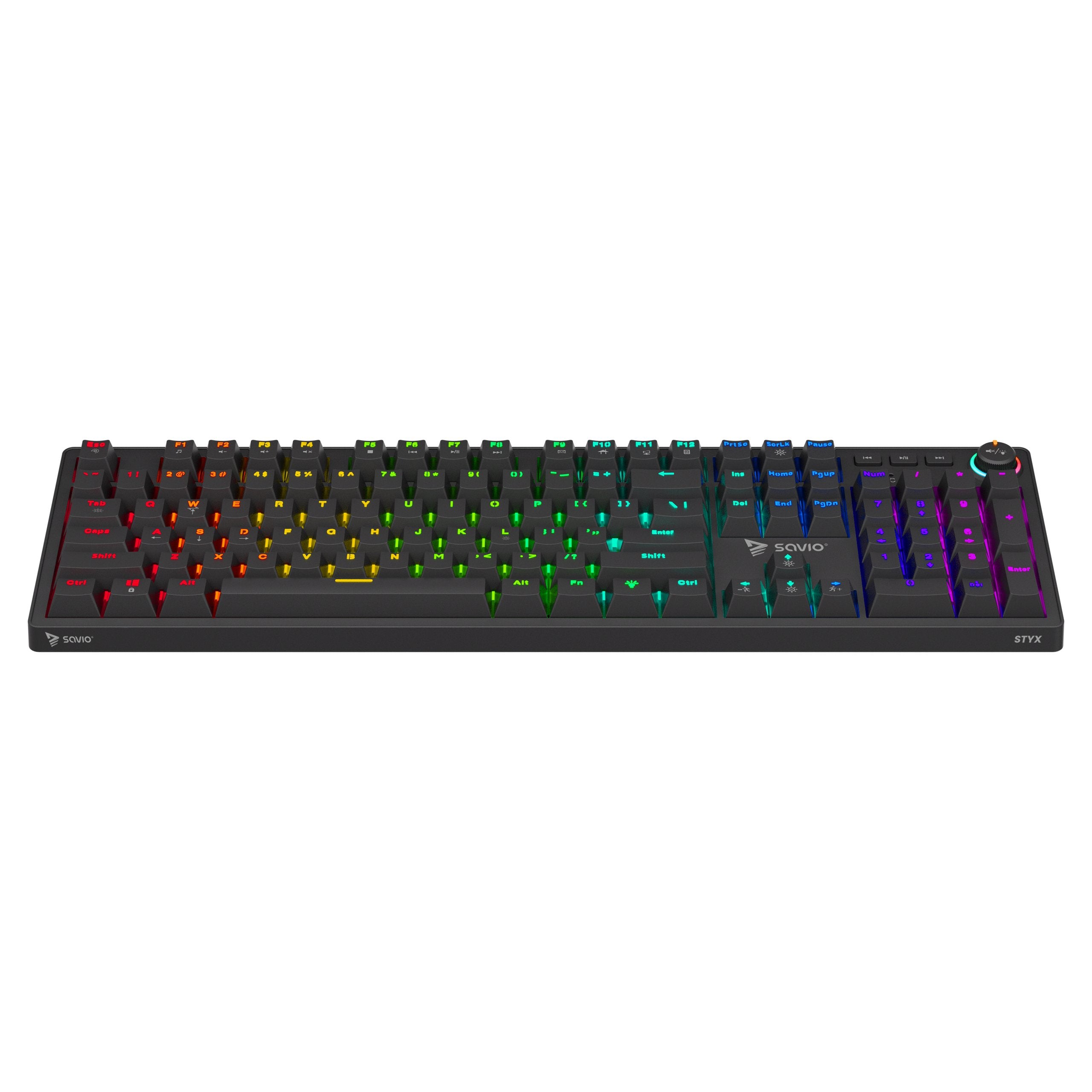 EAN 5901986049449 - Savio STYX Outemu Brown teclado Juego USB QZERTY Internacional de EE.UU. Negro imagen 3