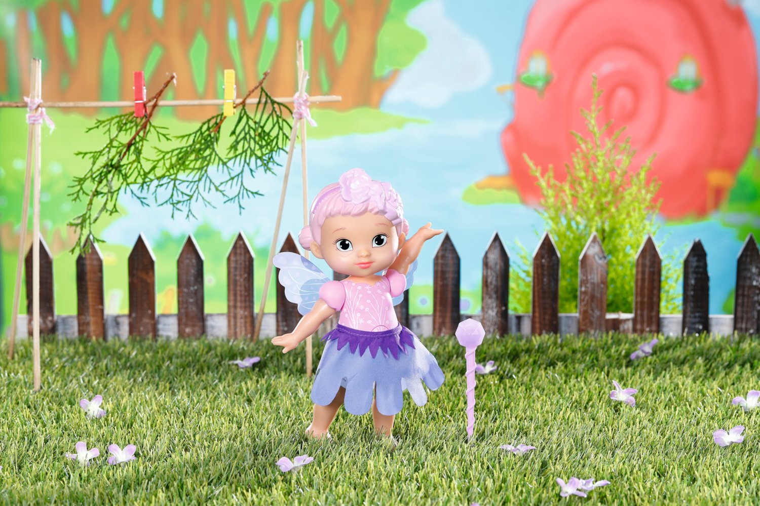 Muñeca Zapf Creation Baby Born® Storybook Fairy Violet 18cm, 833780
