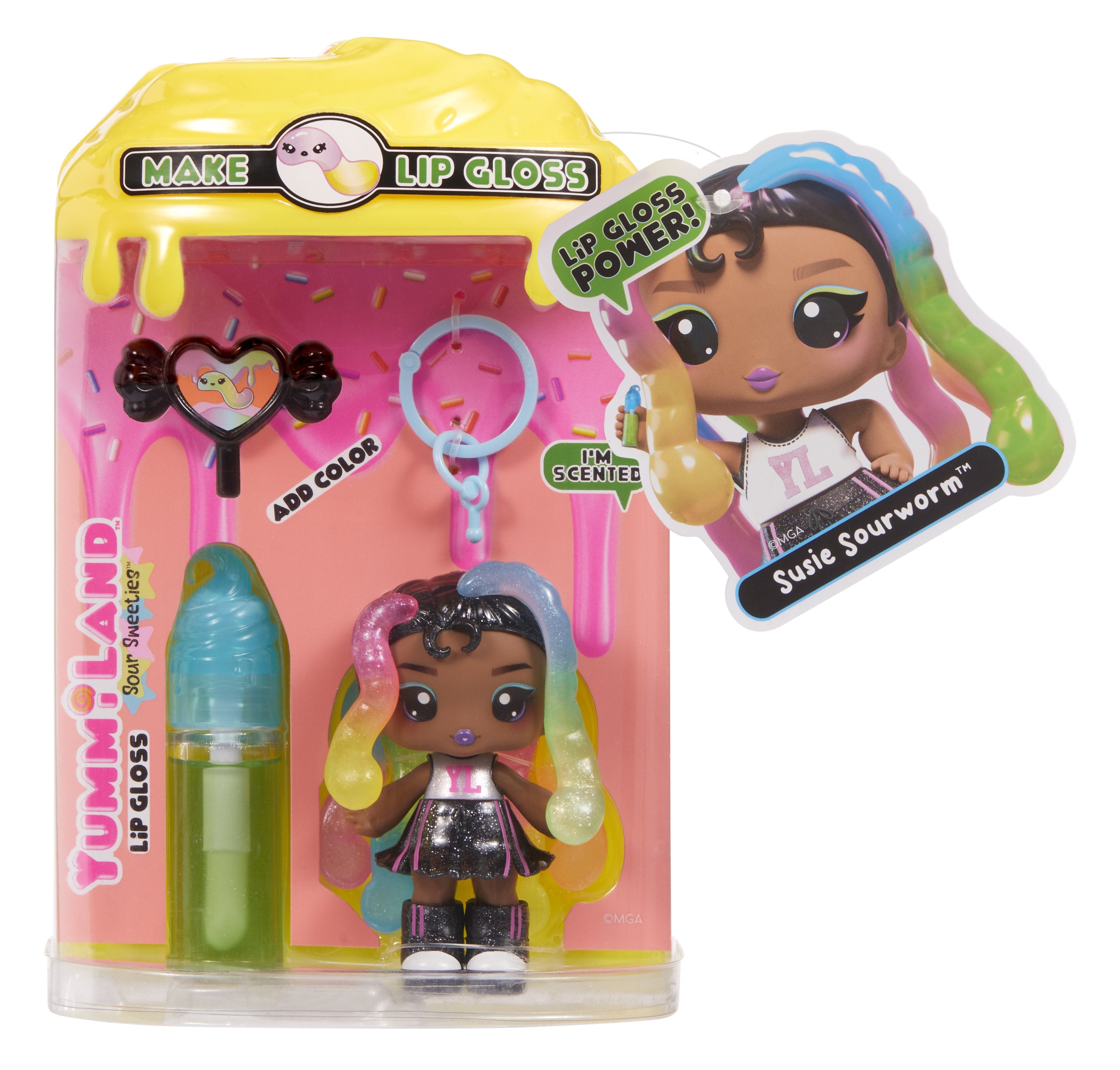 EAN 35051545781 - MGA Entertainment Yummiland Lip Gloss Doll Sour Sweeties - Sasha Sourworms imagen 5