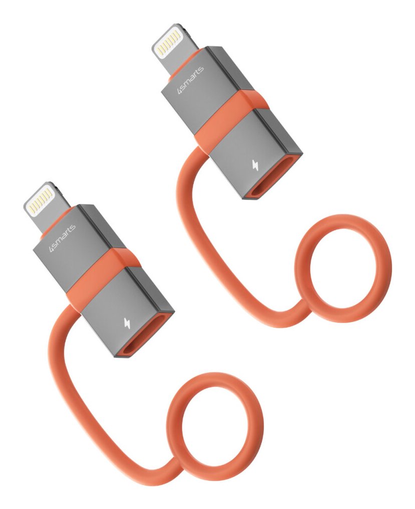 4smarts Usb-C Auf Adapter Lightning Pd 27w 2er Set, Grau