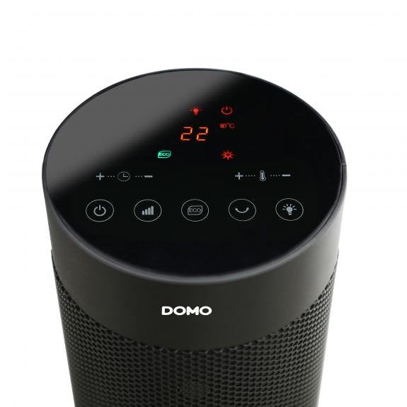 Domo Do7345h Calefactor Eléctrico Interior Negro 2000 W