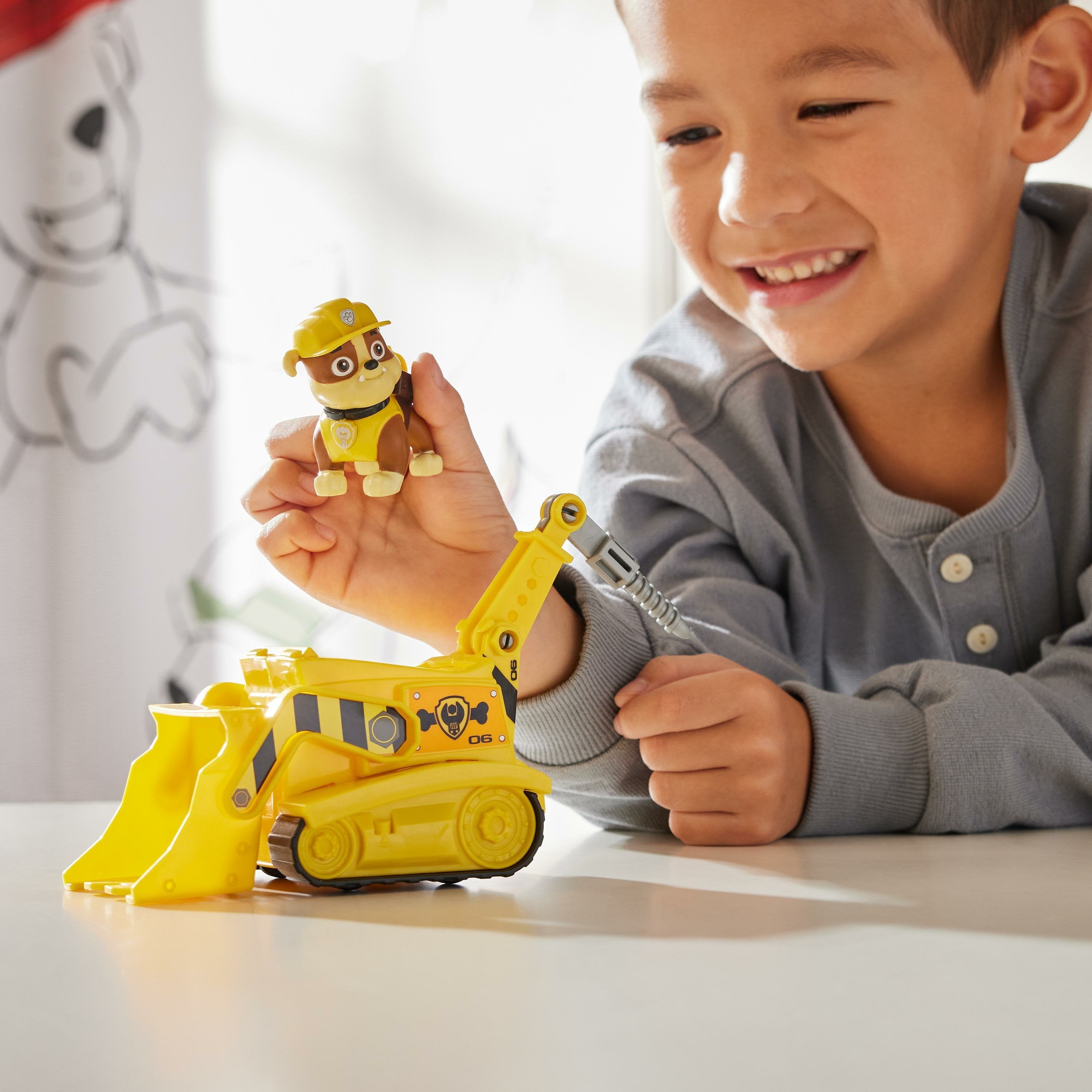 Spin Master Paw Patrol  Vehículo De Obra Con Figura De Escombros 6069057