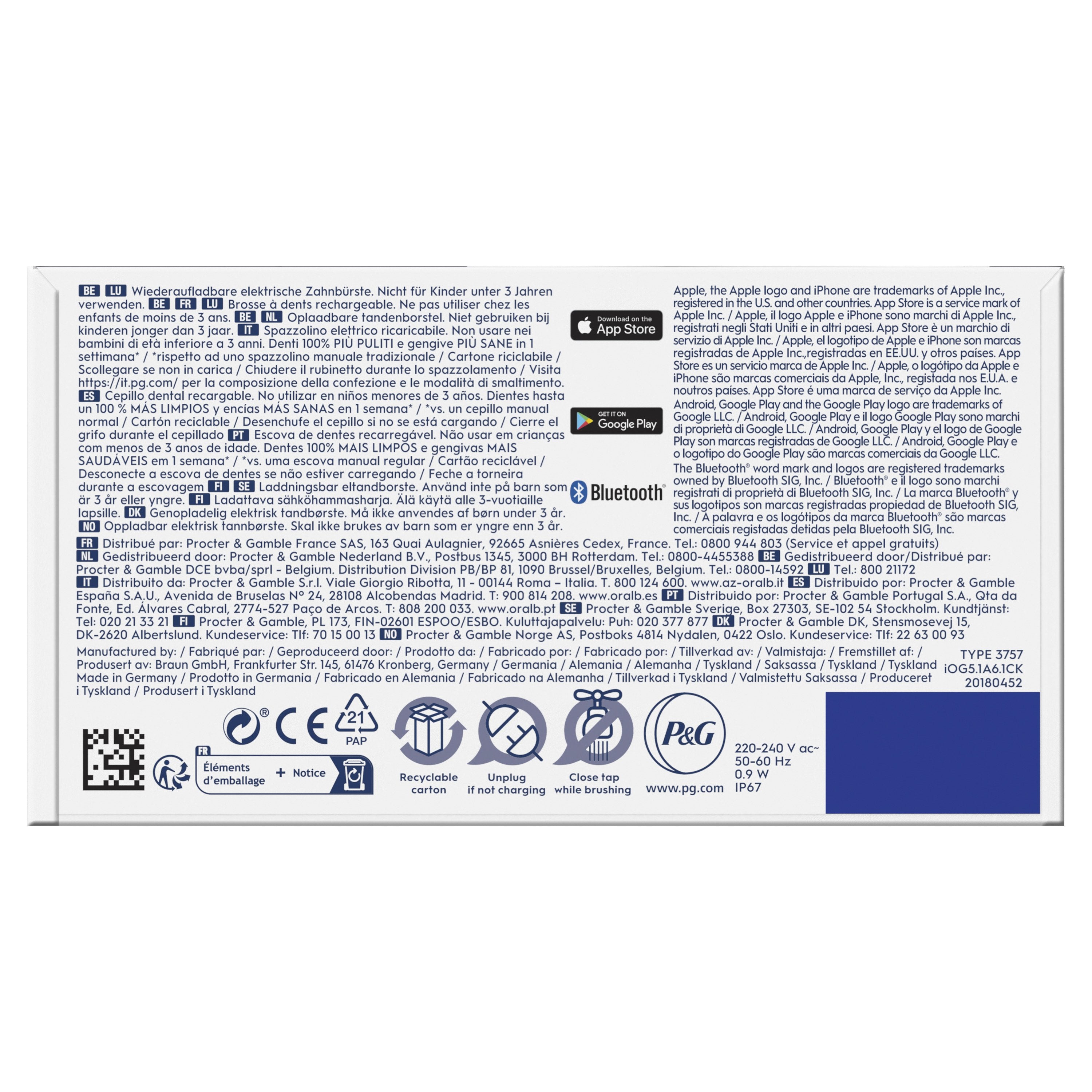 Cepillo Dental Oral-B Io Serie 5s Blanco