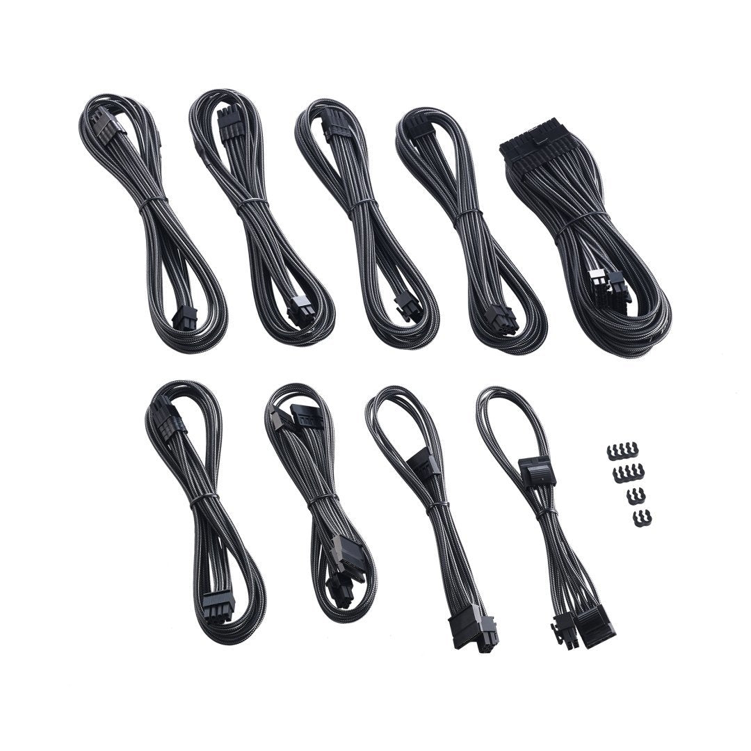 Cablemod Pro Modmesh C-Series Axi, Hxi, Kit De Cables Rm - Carbono, Cm-Pcsi-Fkit-Nkc-R