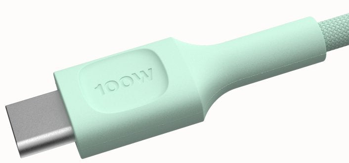 Green Cell Usb-C To Usb-C Cable Powerstream 100w 0.3m Verde - Braided