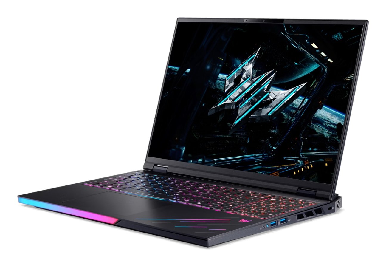 Acer Predator Ph16-73-965q Intel Core Ultra 9 275hx Portátil 40,6 Cm (16") Wqxga 32 Gb Ddr5-Sdram 2 Tb Ssd Nvidia Geforce Rtx 5090 Wi-Fi 7 (802.11be) Freedos Negro