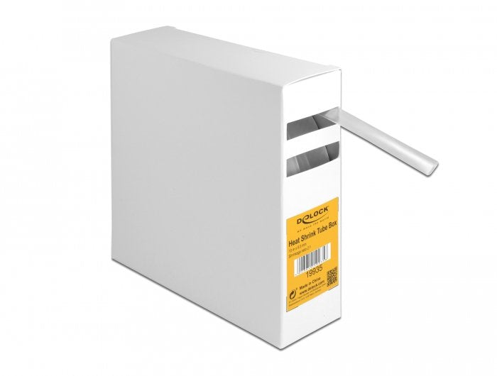 Delock Tubo Termorretráctil, Caja De 10 M X 9,5 Mm Transparente