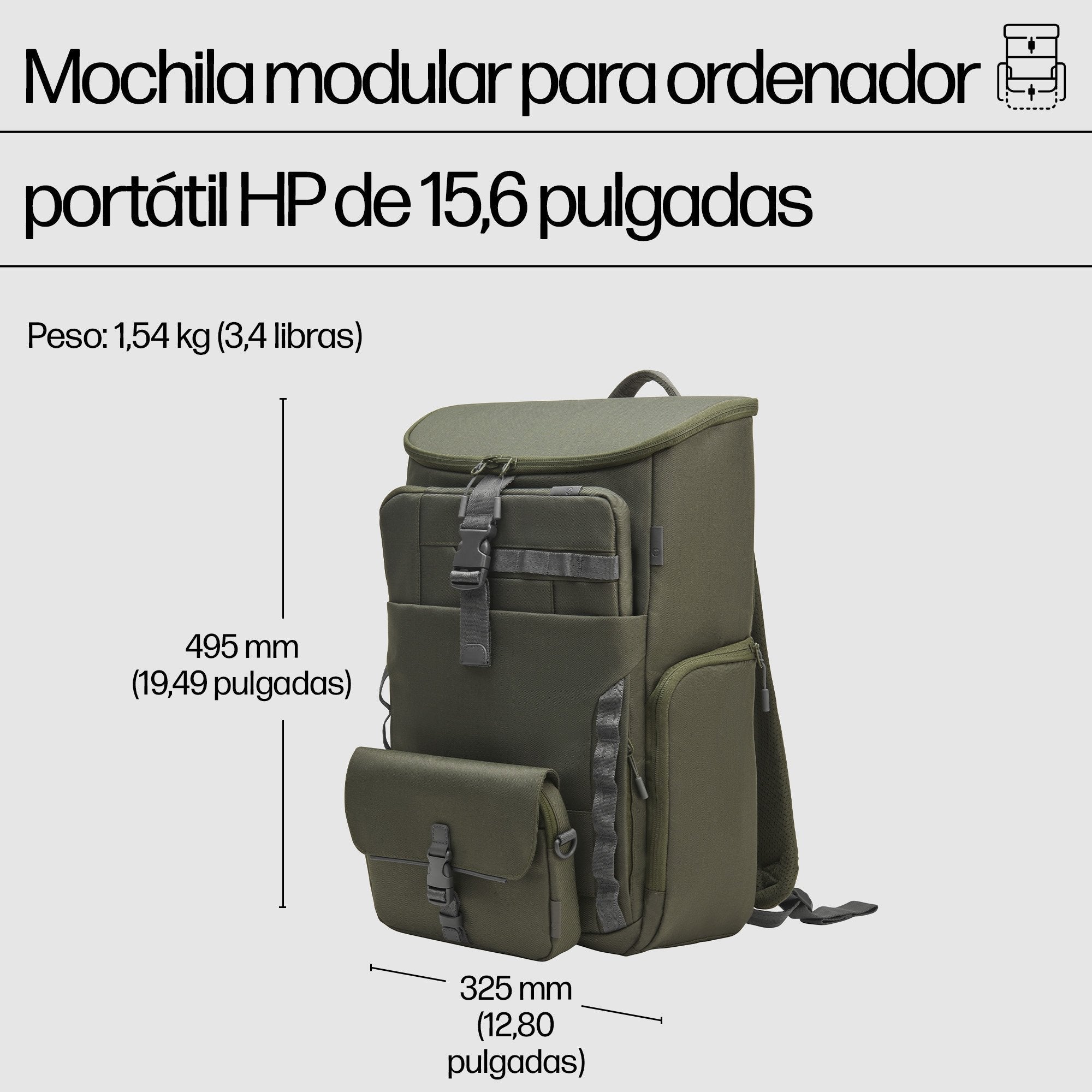 Notebook Carrying Case - 15.6inch - Grey-Green