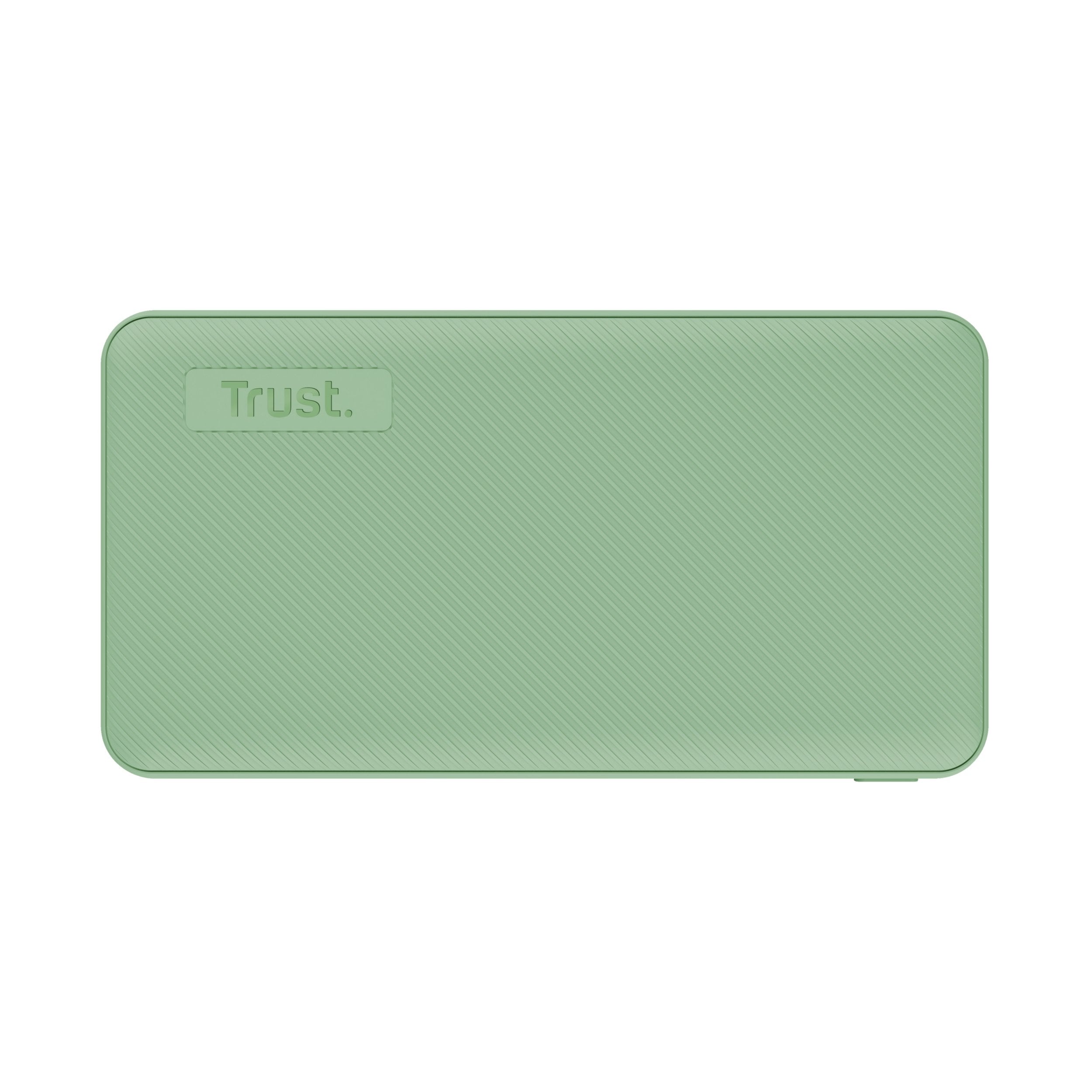 Powerbank Universal Trust Urban Primo Eco 10000 Ultrafina 25028 Verde 10000mah - 2 X Usb-A - 1 Usb-C