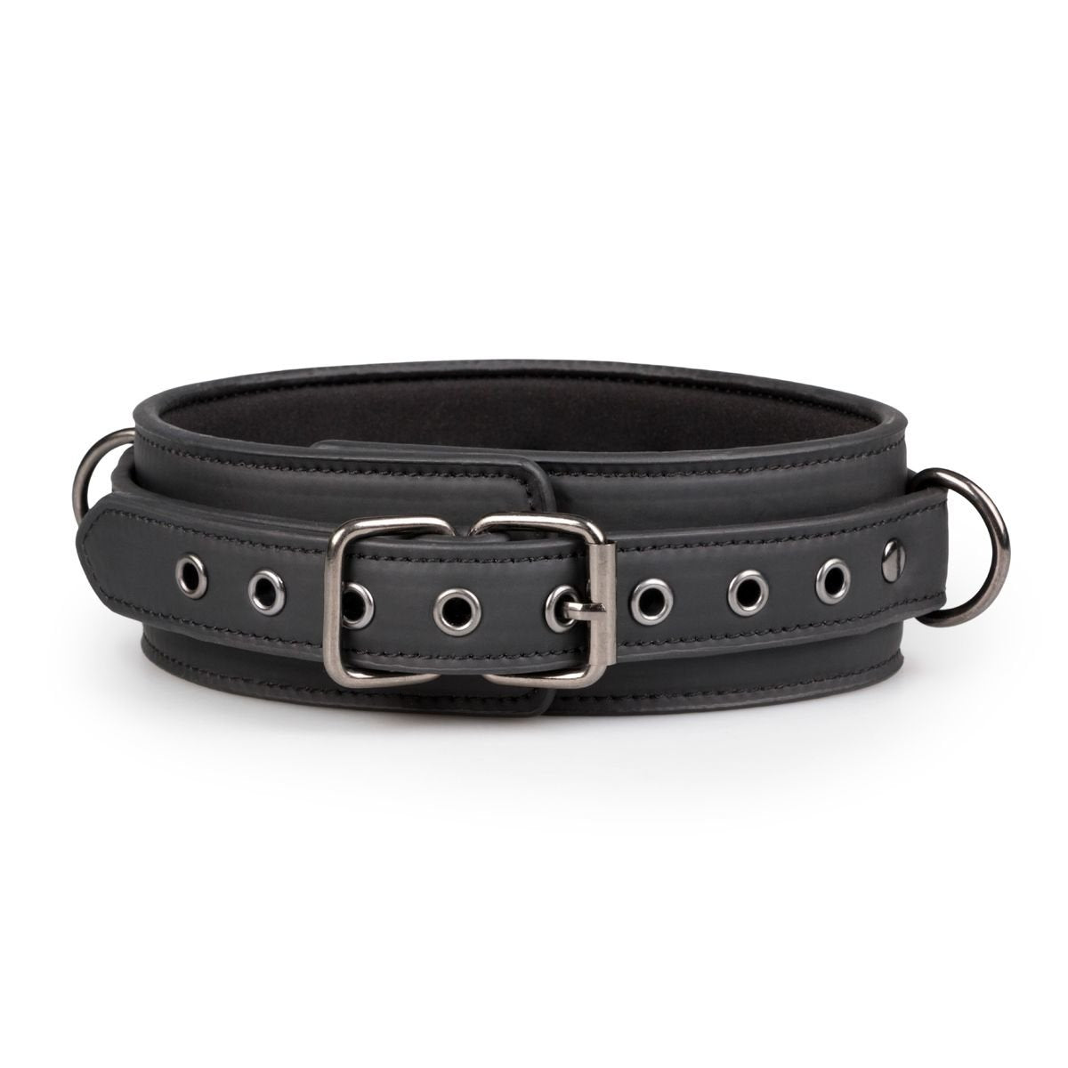Collar Con Correa Negro